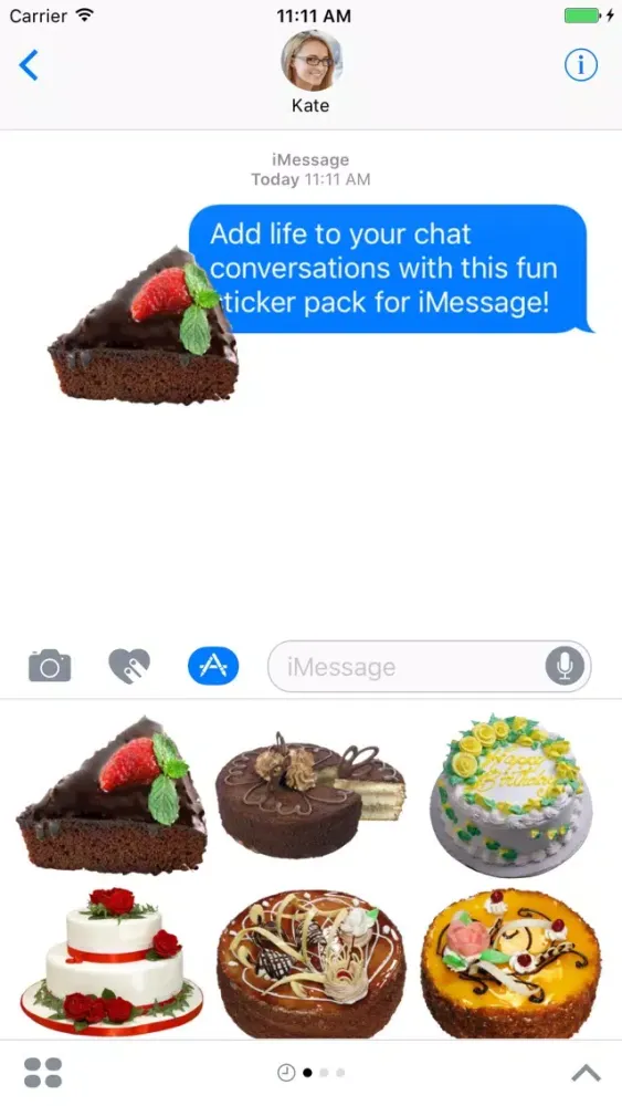 Cake Lovers Sticker Pack Screenshots