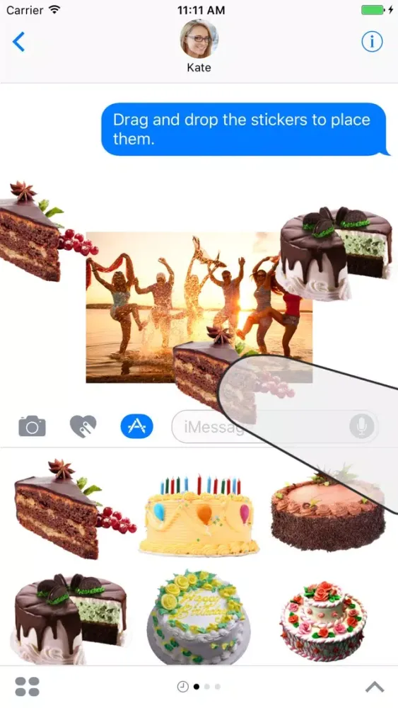 Cake Lovers Sticker Pack Screenshots