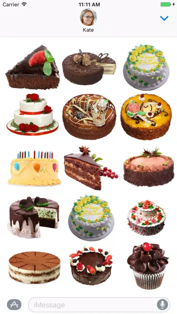 Cake Lovers Sticker Pack Screenshots
