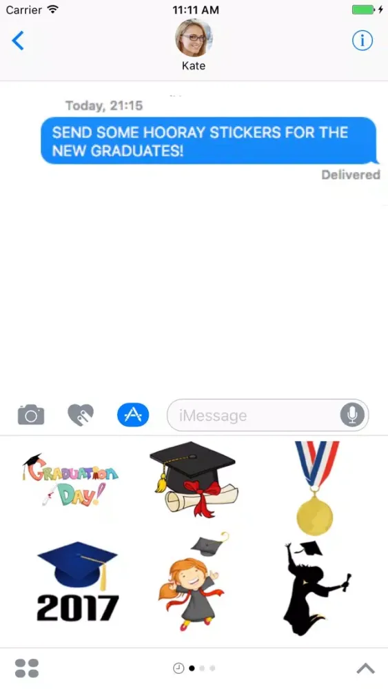 Graduation Sticker Pack স্ক্রিনশট
