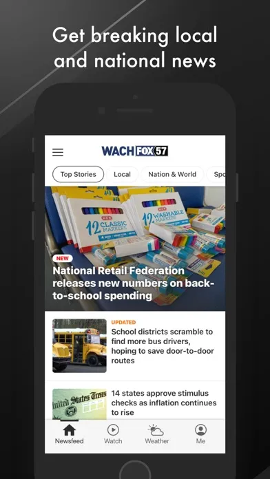 Capturas de pantalla de WACH FOX Mobile
