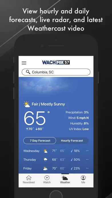 Capturas de pantalla de WACH FOX Mobile