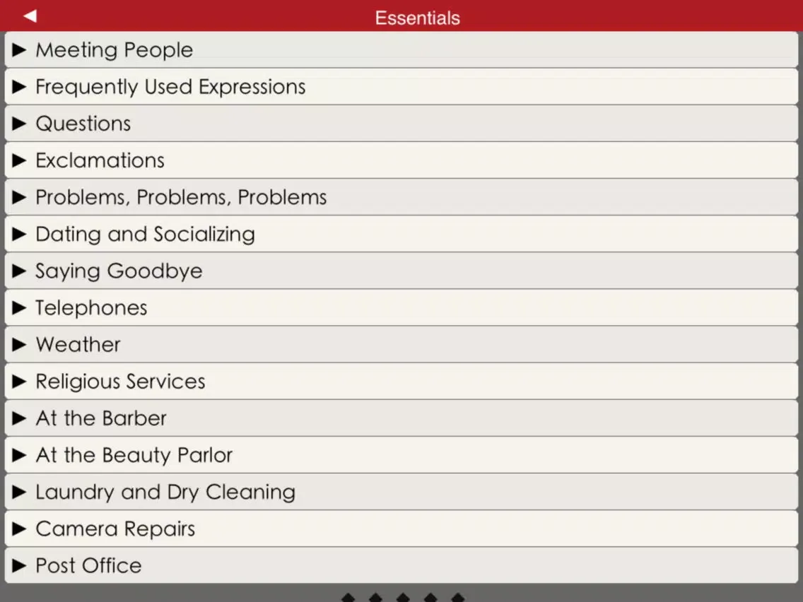 Italian At A Glance Phrasebook iPad  Ekran Görüntüleri