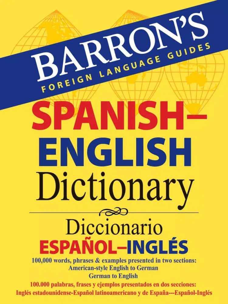 Tangkapan layar Barron’s Spanish-English Bilingual Dictionary iPad 