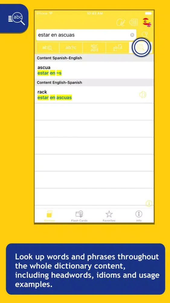 Tangkapan layar Barron’s Spanish-English Bilingual Dictionary