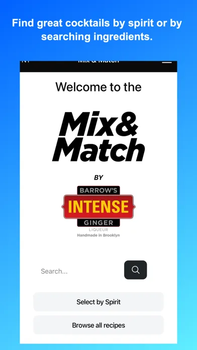 Captures d'écran de Mix & Match - Cocktail Recipes