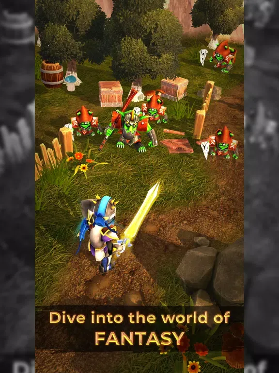 Crusado: Action RPG 3D Game iPad 应用截图