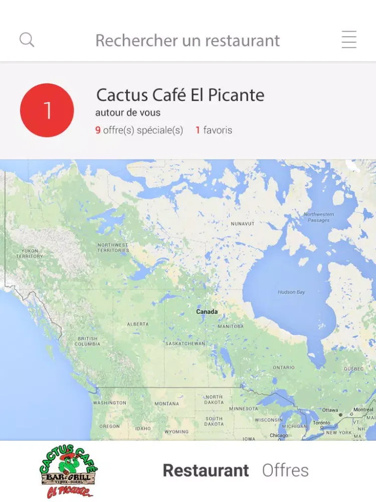 Zrzuty ekranu Le Cactus Café iPad 
