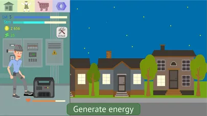 ภาพหน้าจอของ Energy Clicker: Light up world