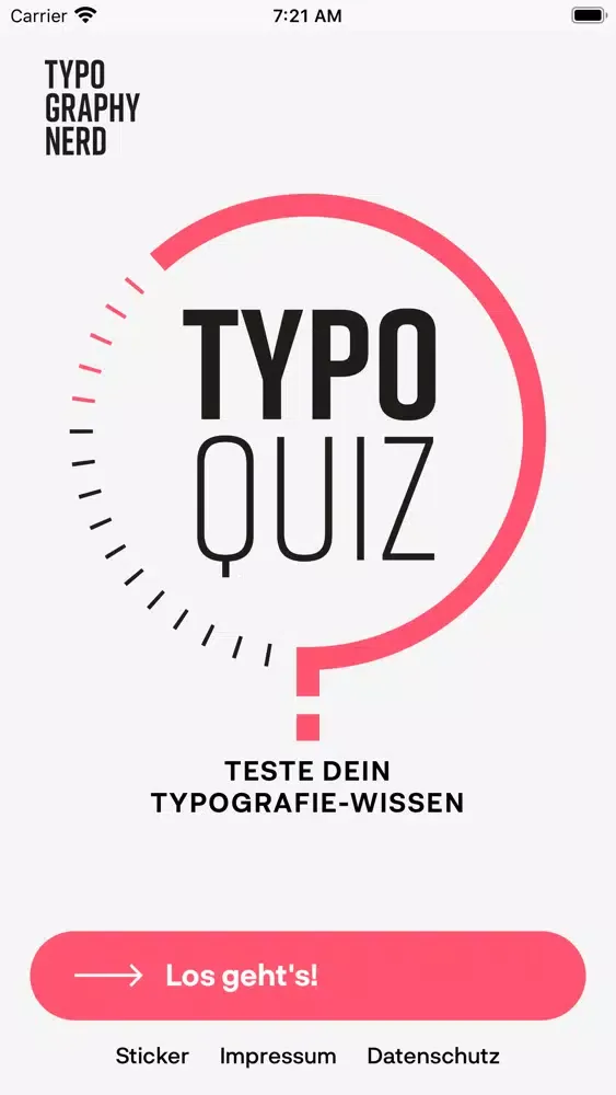 Typo-Quiz应用截图