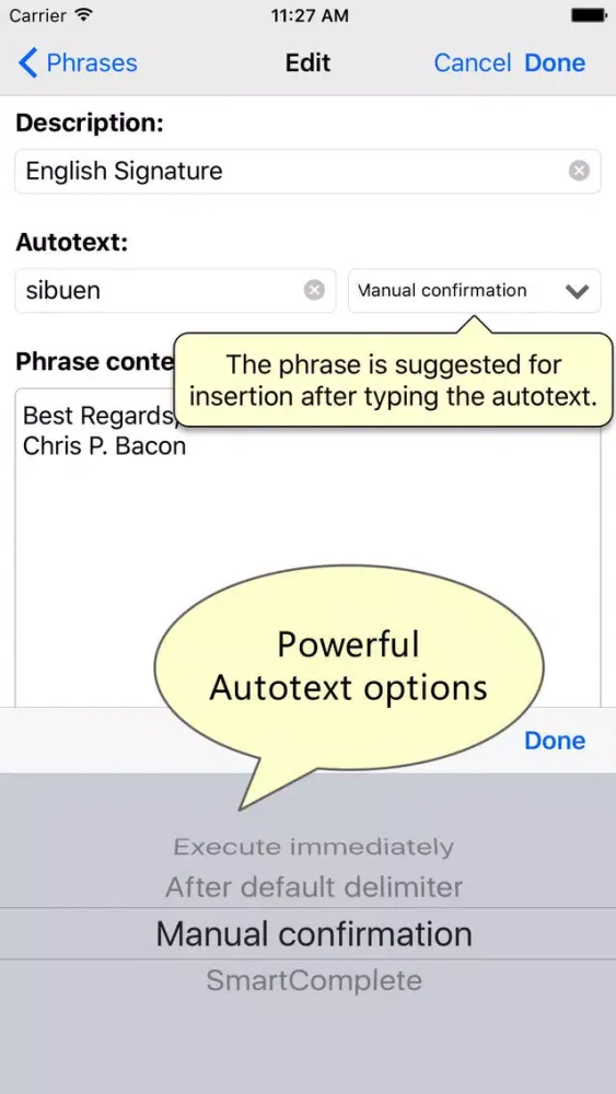 تصاویر PhraseExpress Autotext