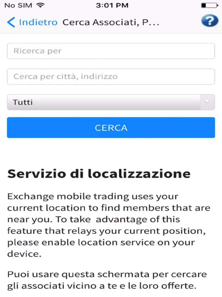 Zrzuty ekranu Cambiomerci iPad 