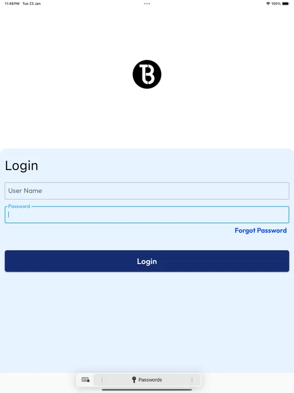 Ảnh chụp màn hình của ThinkBarter iPad 
