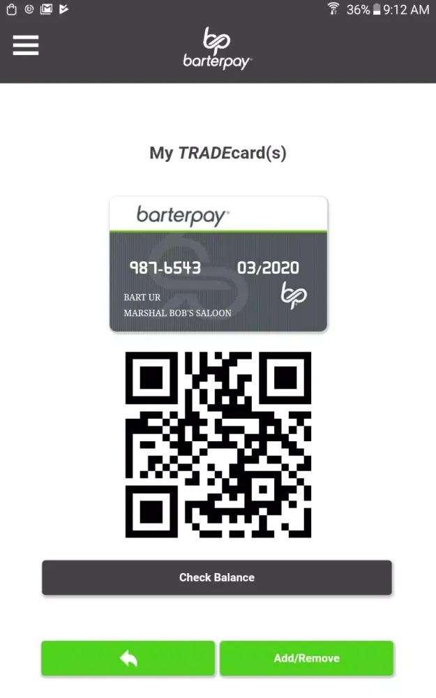 BarterPayPOS Screenshots