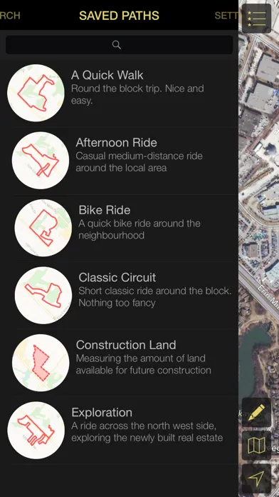 Map Calculator 2.0 - Measure Distance & Area, Map a Walk, Run or Bike Ride Screenshots