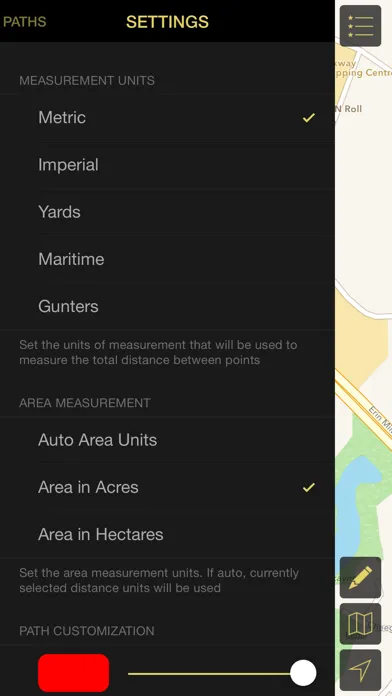 Map Calculator 2.0 - Measure Distance & Area, Map a Walk, Run or Bike Ride Screenshots