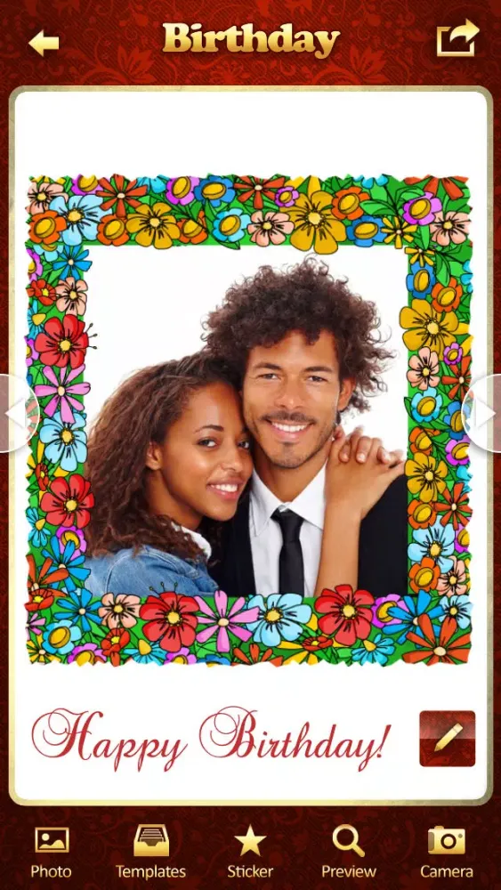 Tangkapan layar eCard Express Lite: Greeting Cards, Frames, eCards for Birthday, Holidays, Business