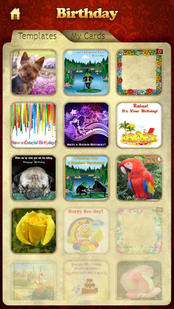 Tangkapan layar eCard Express Lite: Greeting Cards, Frames, eCards for Birthday, Holidays, Business