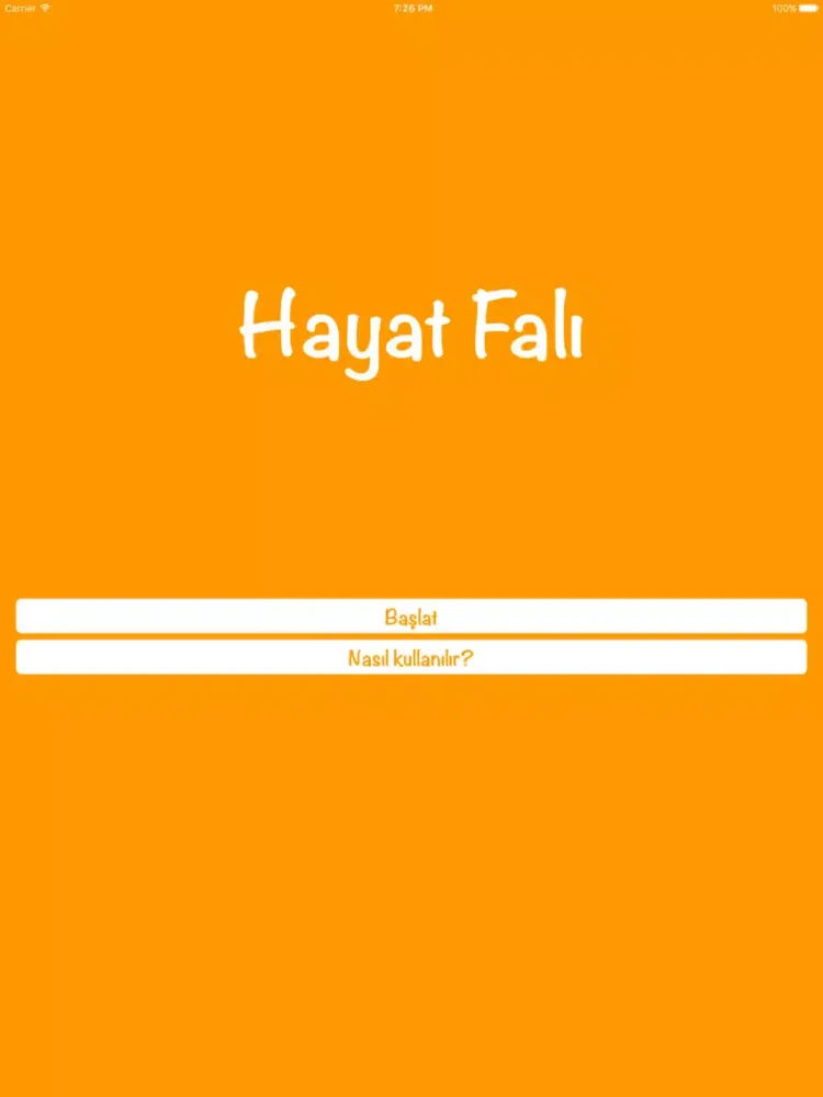 Hayat Falı iPad  Screenshots