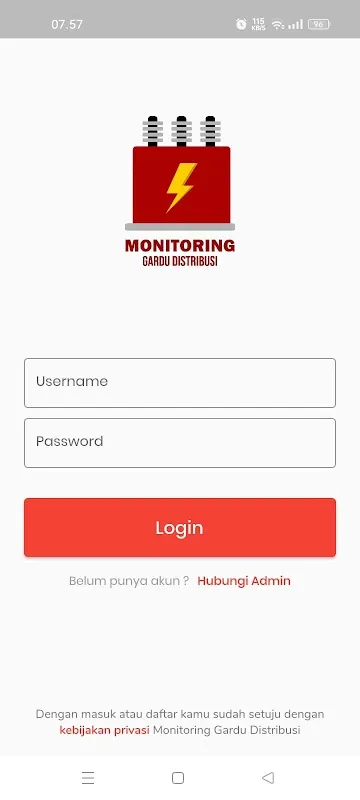 Monitoring Gardu Distribusi Screenshots