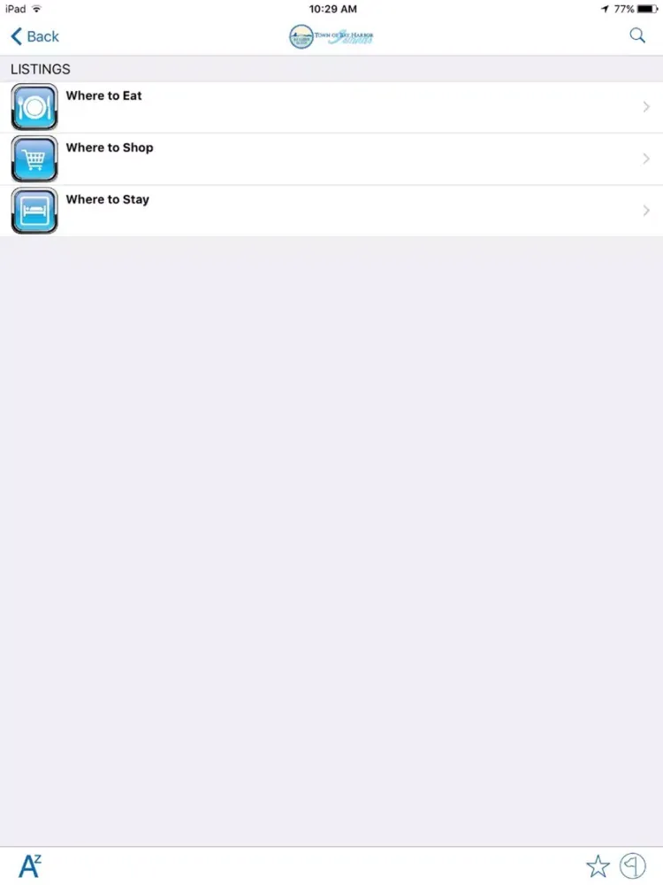 Zrzuty ekranu Bay Harbor Islands FL Connect iPad 