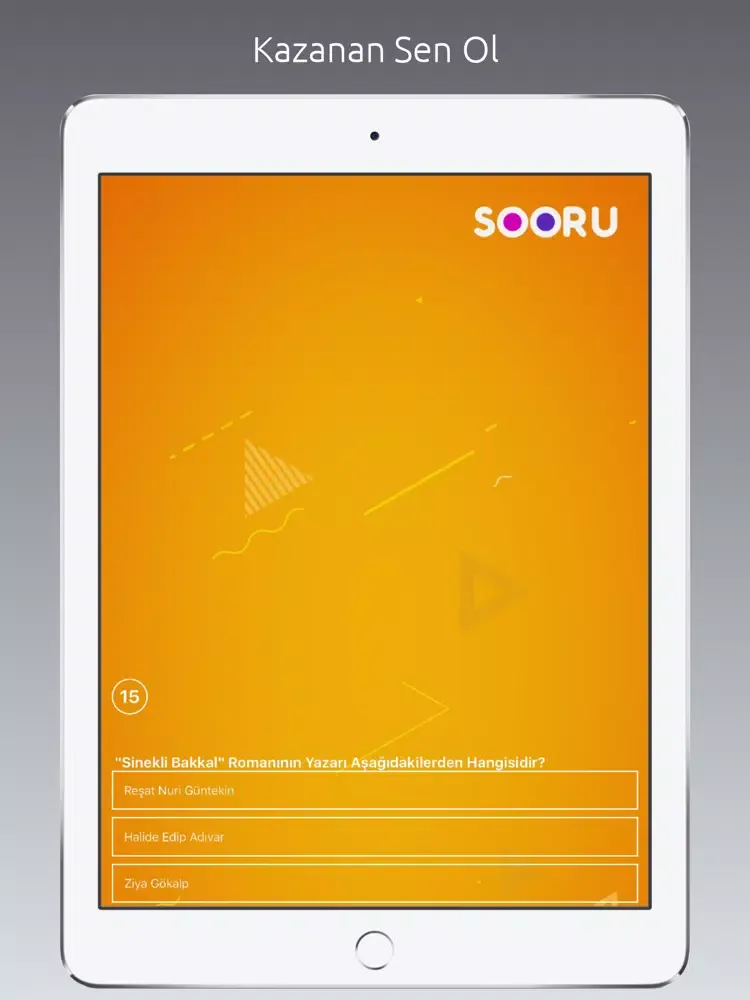 Sooru iPad  Ekran Görüntüleri