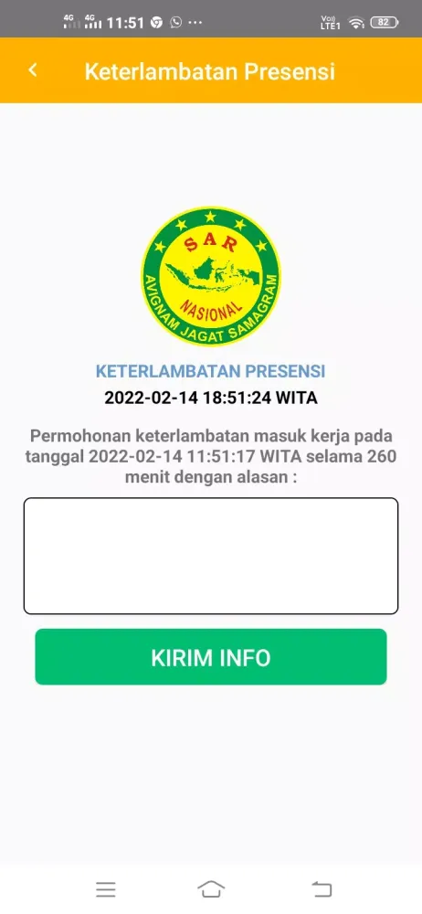 Скриншоты Presensi Online Basarnas