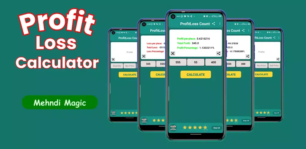 Captures d'écran de Profit Loss Calculator -Profit