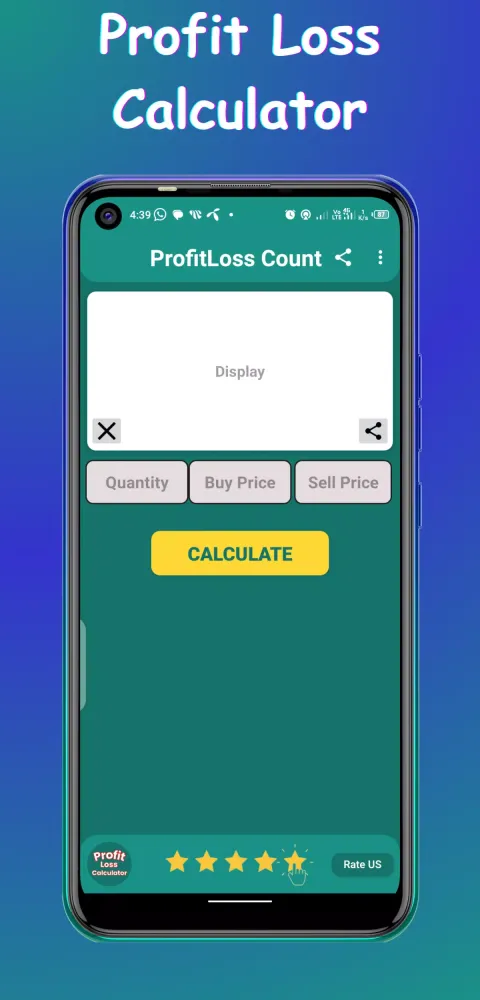 Captures d'écran de Profit Loss Calculator -Profit
