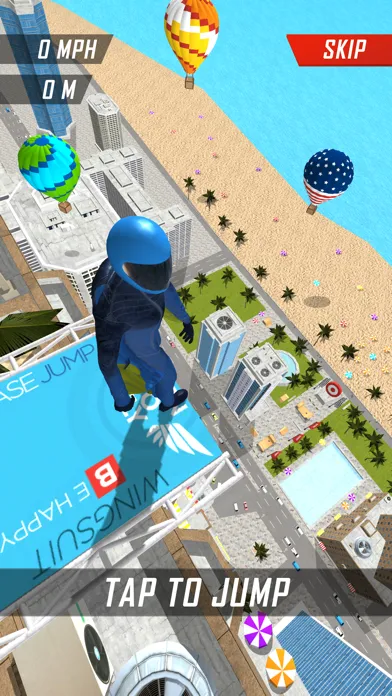 Base Jump Wing Suit Flying سکرین شاٹس