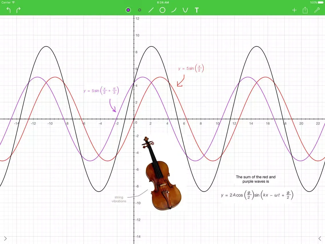 isosceles : geometry sketchpad iPad  سکرین شاٹس