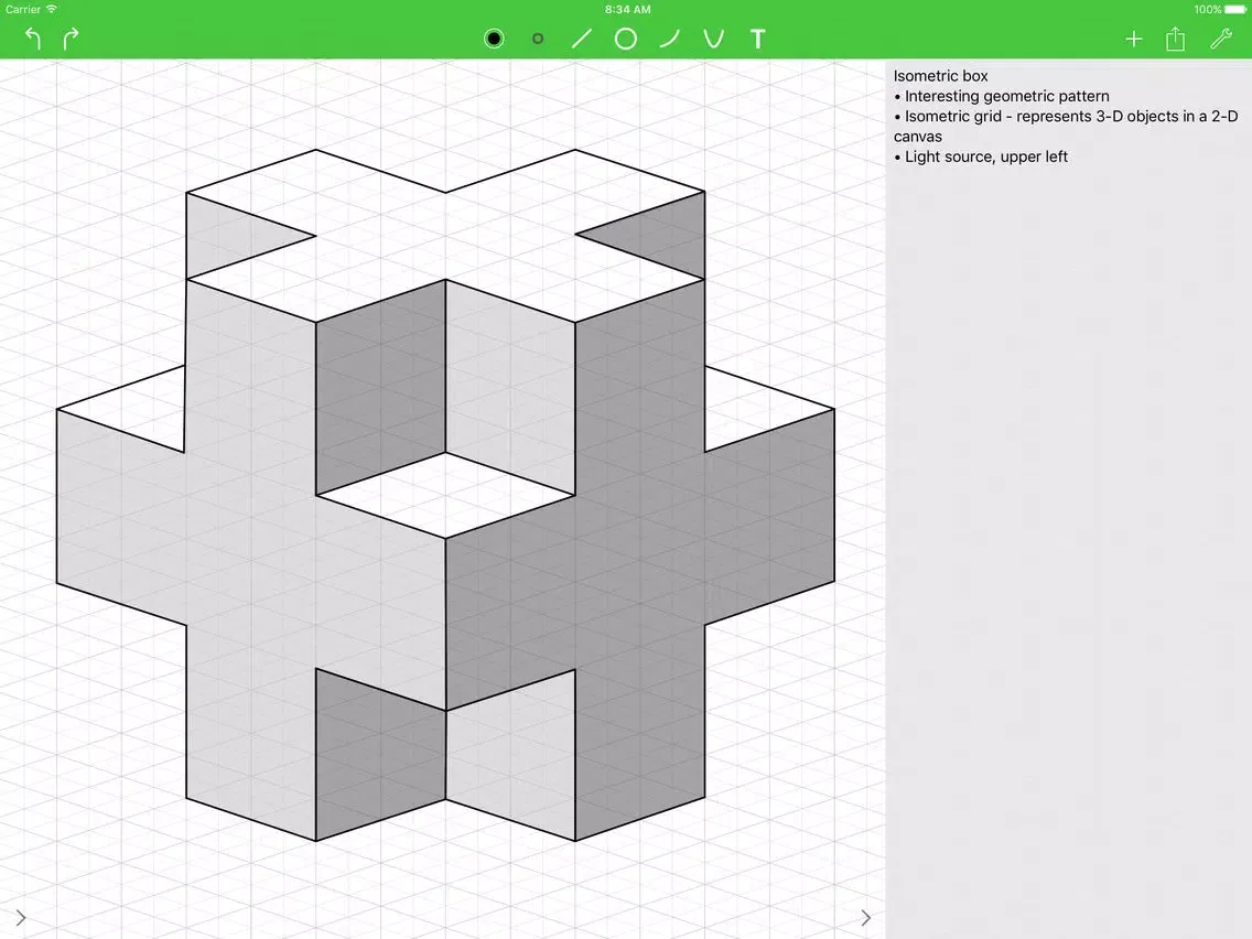isosceles : geometry sketchpad iPad  سکرین شاٹس