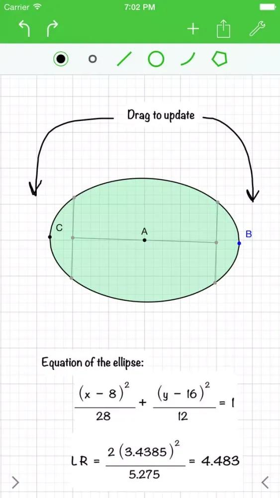 isosceles : geometry sketchpad سکرین شاٹس