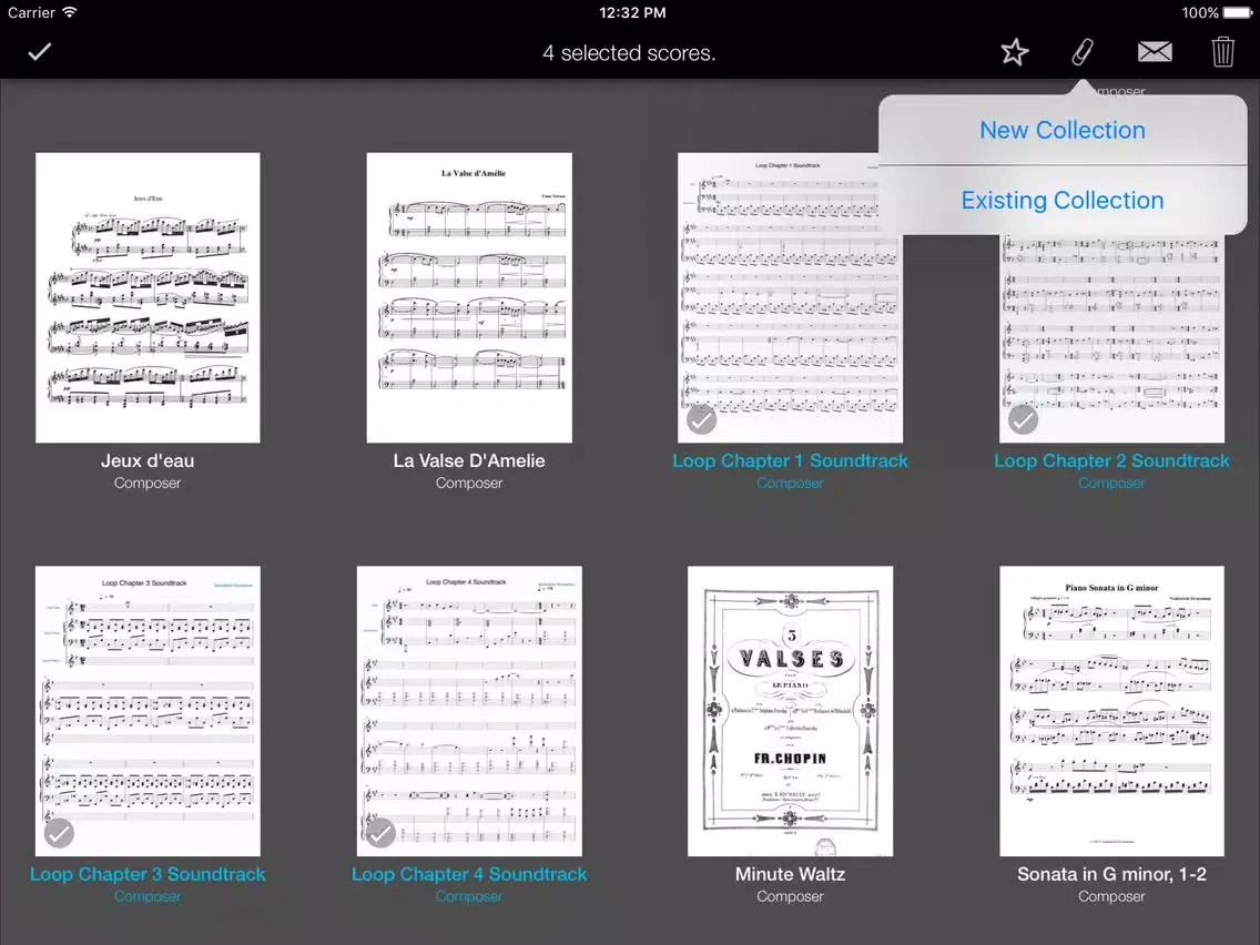 Capturas de tela do ScoreReader - scan, study, and perform your sheet music iPad 