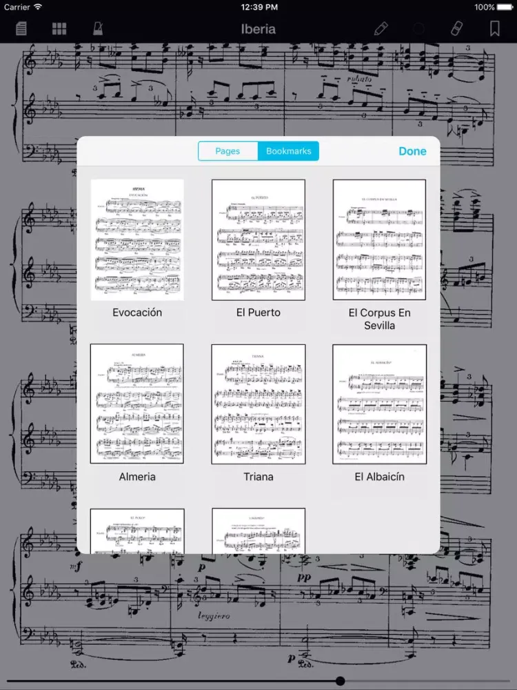 Capturas de tela do ScoreReader - scan, study, and perform your sheet music iPad 