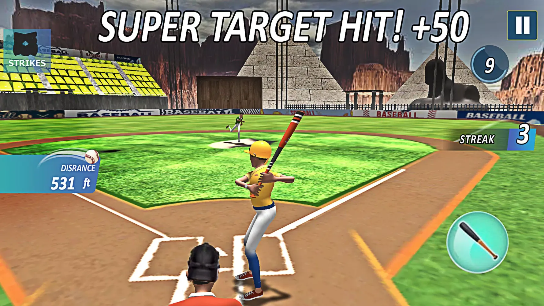 Скриншоты Baseball 3d Game-Baseball Club