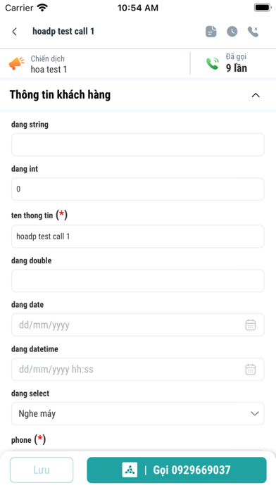 Tangkapan layar LCM