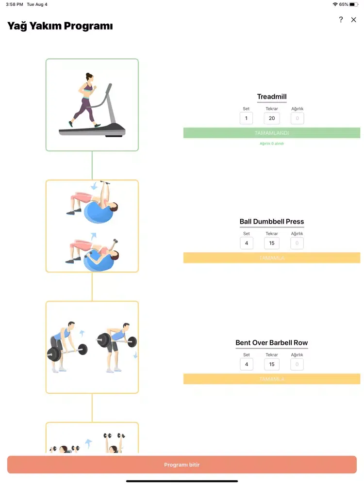 Screenshot di GetFit - Sağlıklı Spor Rehberi iPad 