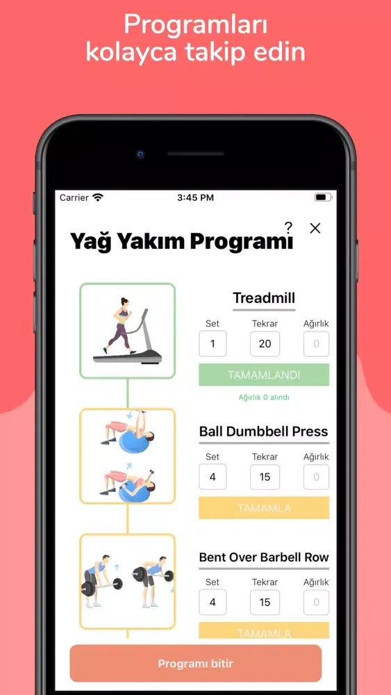Screenshot di GetFit - Sağlıklı Spor Rehberi