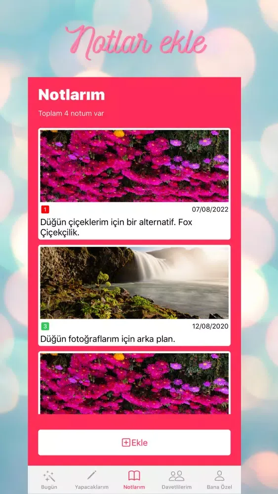 Ảnh chụp màn hình của Evleniyorum - Wedding Planner