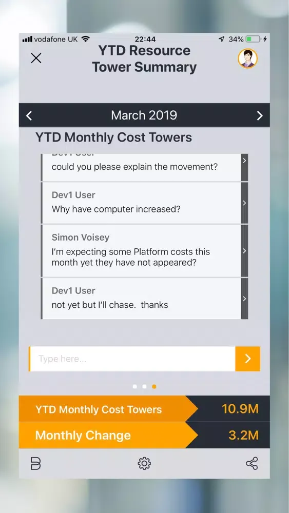 Ảnh chụp màn hình của Baseline - App