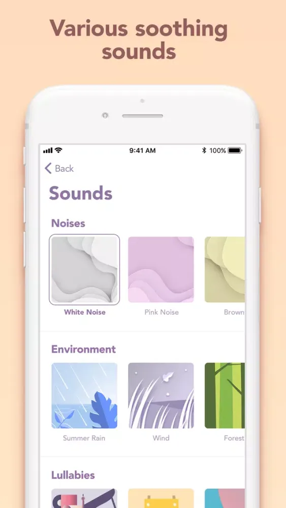 Soothy: baby white noise Ekran Görüntüleri