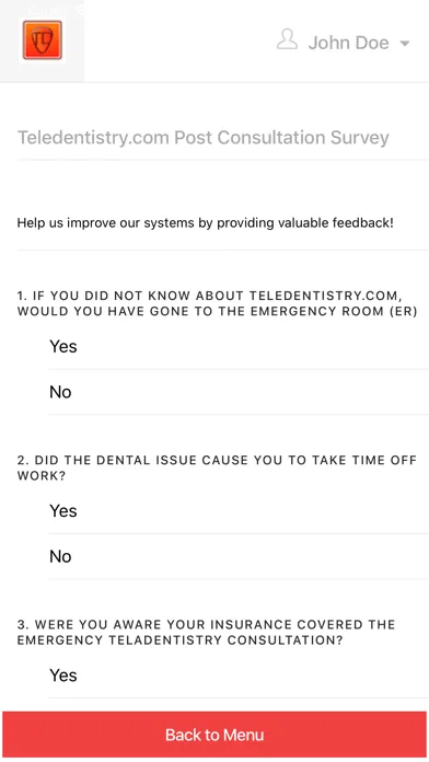 Tangkapan skrin TeleDentistry