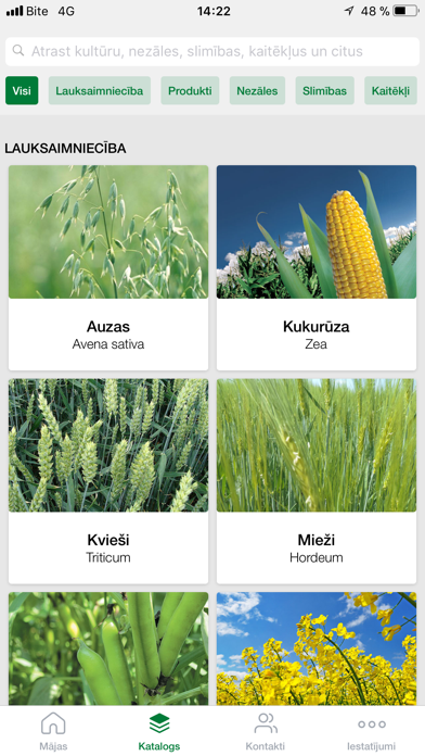 Zrzuty ekranu BASF Agro Adviser