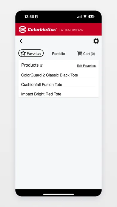 Screenshot di Order App Colorbiotics