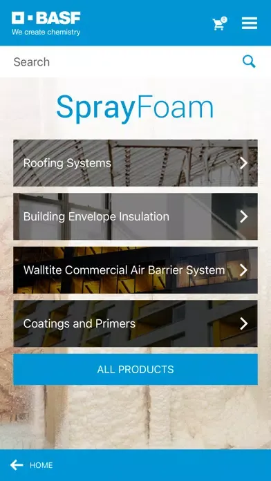 BASF Spray Foam سکرین شاٹس