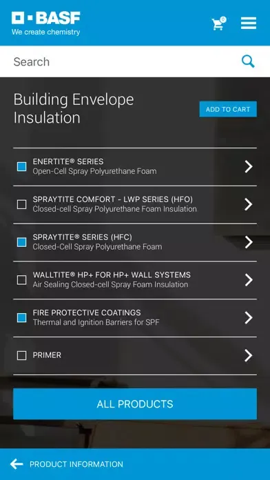 BASF Spray Foam سکرین شاٹس