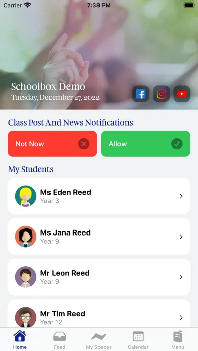 Inklass for Schoolbox سکرین شاٹس