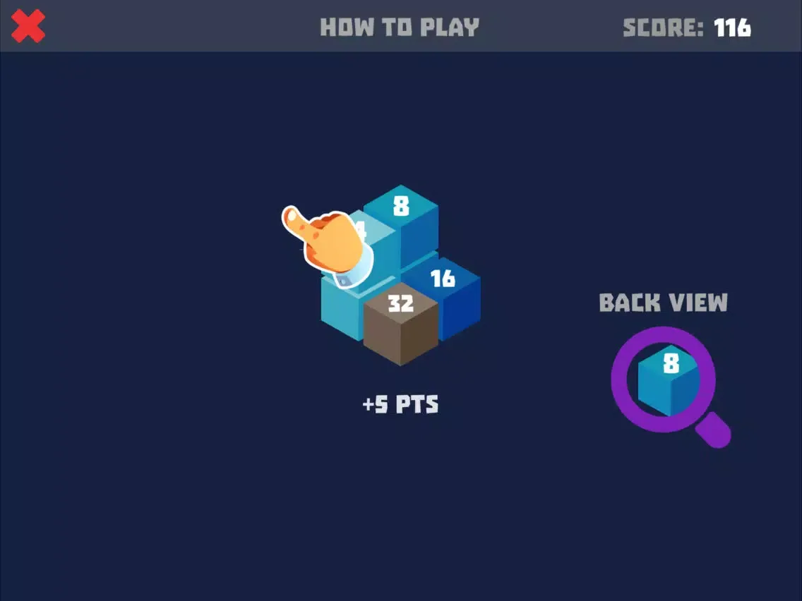 2048 Rubik iPad  سکرین شاٹس