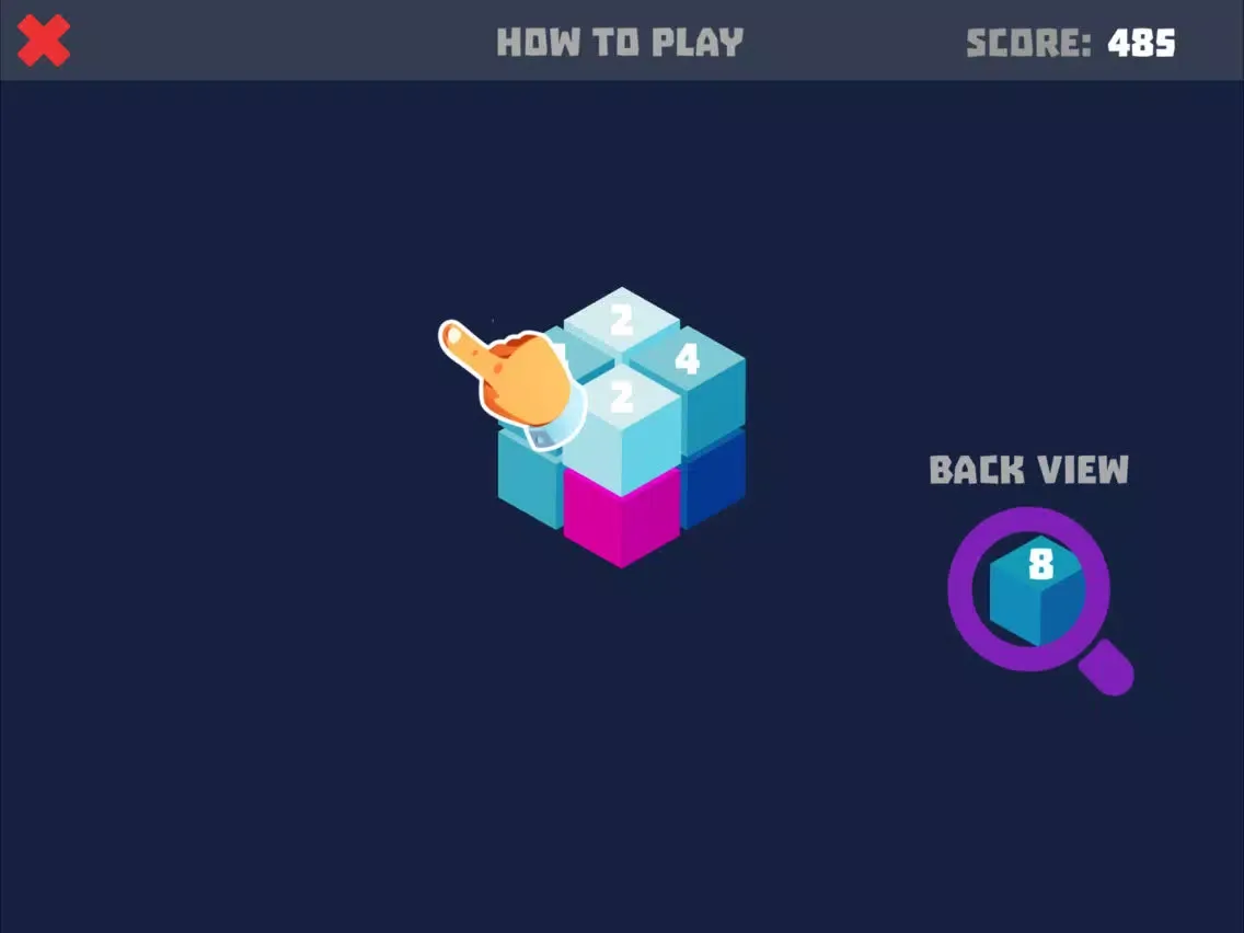 2048 Rubik iPad  سکرین شاٹس